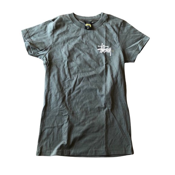 Stussy New Old Stock logo tee Olive Small - Picture 1 of 5
